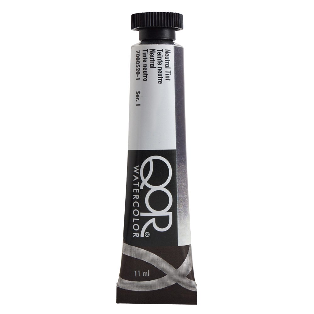 QoR コア透明水彩絵具11ml 520 ニュートラルチント