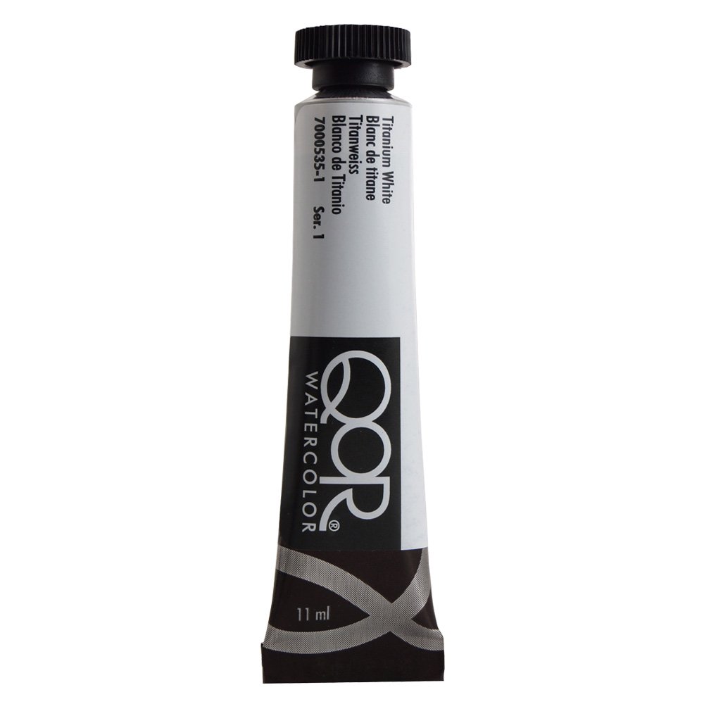 QoR コア透明水彩絵具11ml 535 チタニウムホワイト