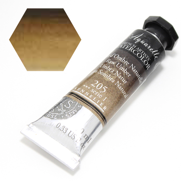 セヌリエ水彩絵具 205 ローアンバー (10ml)