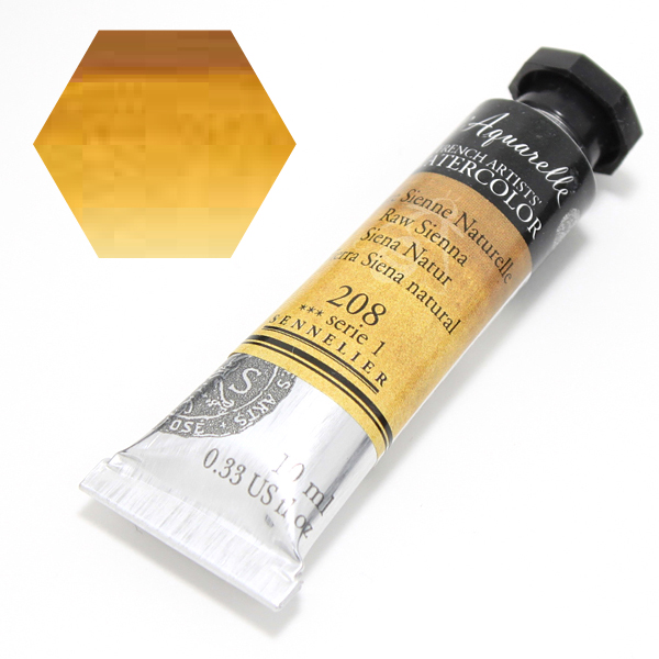 セヌリエ水彩絵具 208 ローシェンナ (10ml)