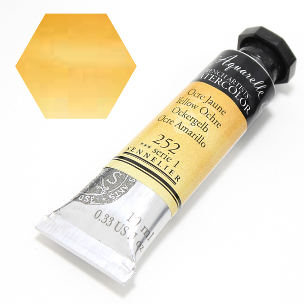 セヌリエ水彩絵具 252 イエローオーカー (10ml)