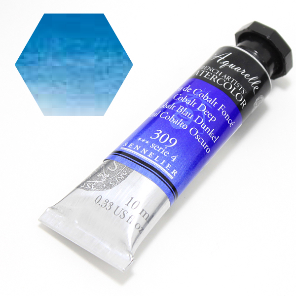 セヌリエ水彩絵具 309 コバルトディープ (10ml)