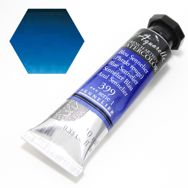 セヌリエ水彩絵具 399 ブルーセヌリエ (10ml)