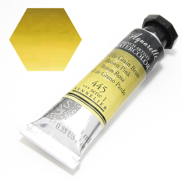 セヌリエ水彩絵具 445 ブラウンピンク (10ml)