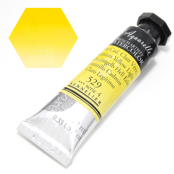 セヌリエ水彩絵具 529 カドミウムイエローライト (10ml)
