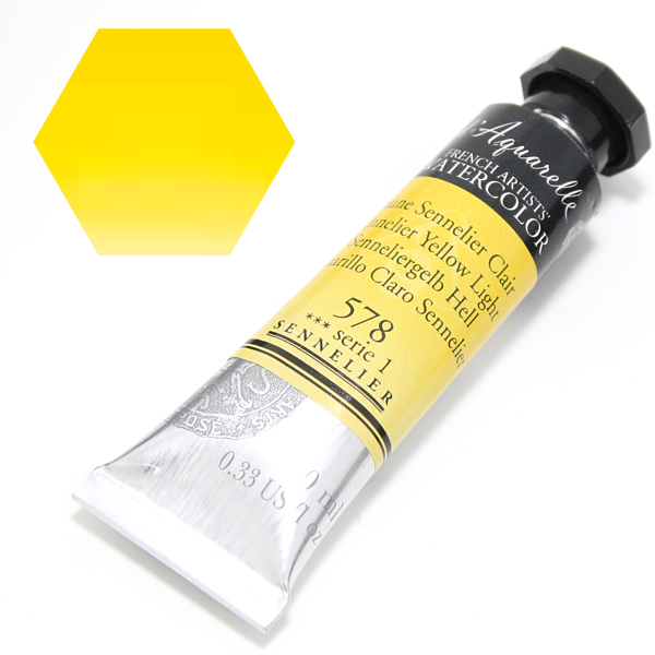 セヌリエ水彩絵具 578 セヌリエイエローライト (10ml)