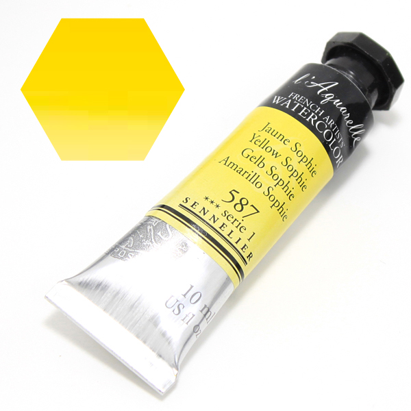 セヌリエ水彩絵具 587 イエローソフィー (10ml)