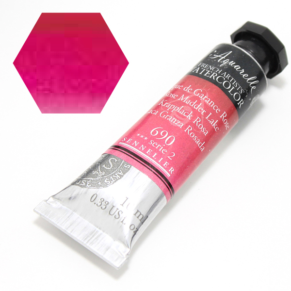 セヌリエ水彩絵具 690 ローズマダーレーキ (10ml)