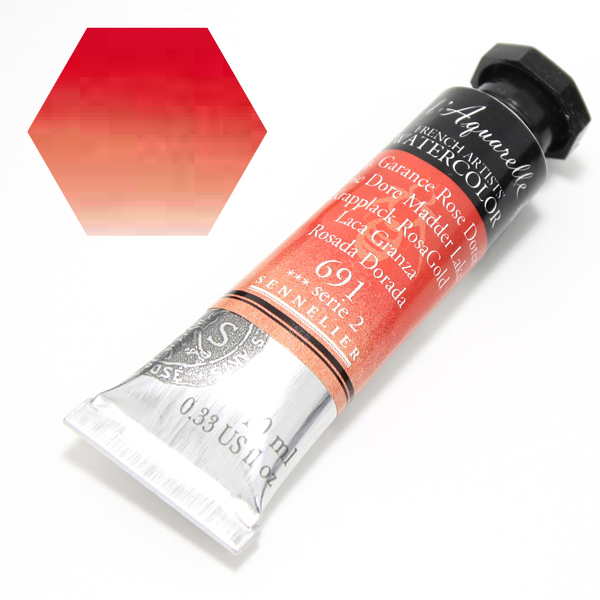 セヌリエ水彩絵具 691 ローズドレーマダーレーキ (10ml)
