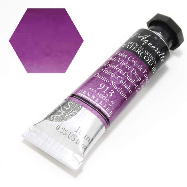 セヌリエ水彩絵具 913 コバルトバイオレットディープヒュー (10ml)